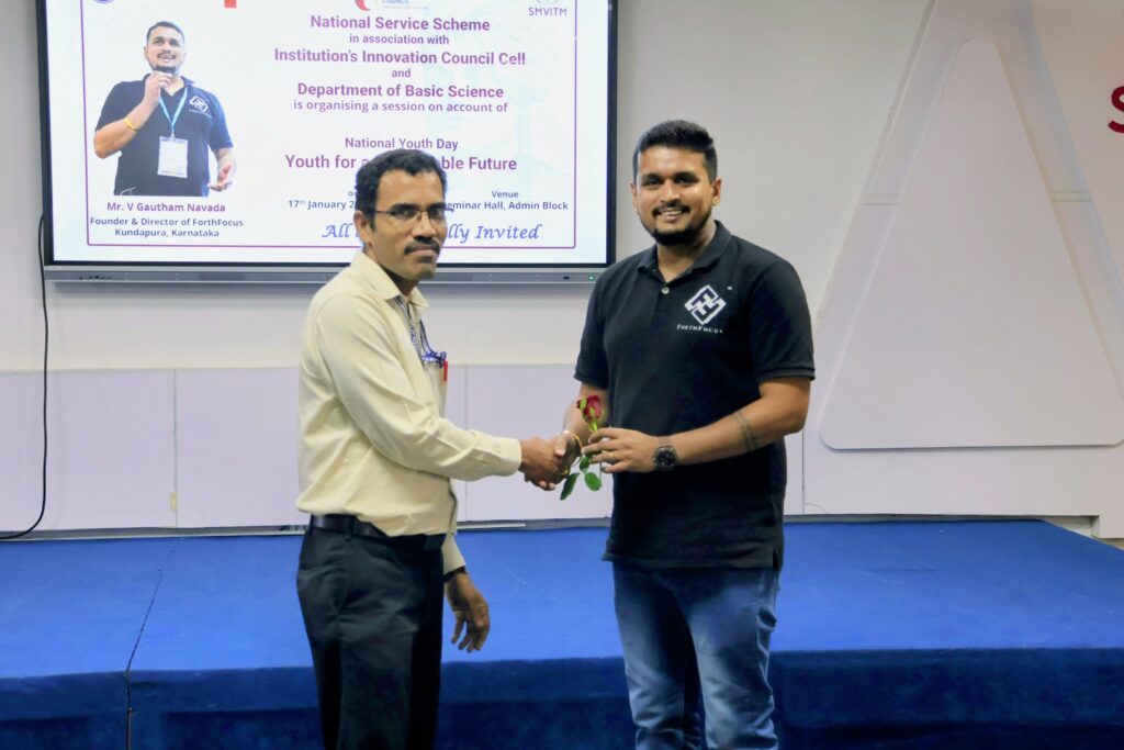v gautham navada at SMVIT Bantakal